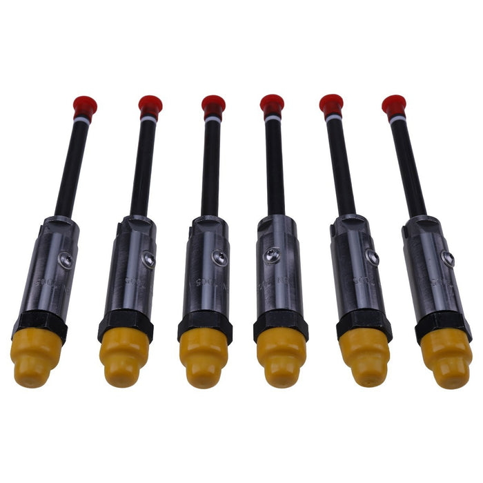 DURAFORCE 6Pcs Fuel Injectors 0R-3418 for Caterpillar 3304 3306 Engine 235 330 350 E240
