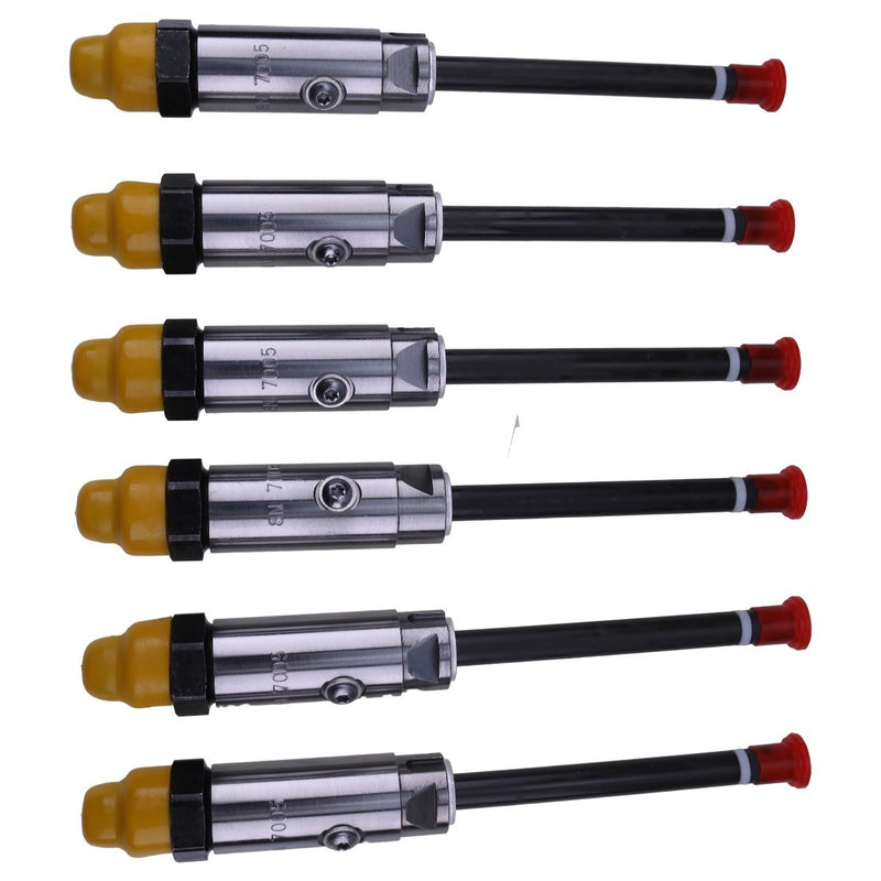 DURAFORCE 6Pcs Fuel Injectors 0R-3418 for Caterpillar 3304 3306 Engine 235 330 350 E240