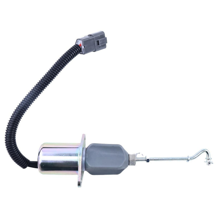 DURAFORCE 12V Stop Solenoid 32A87-15100 for Mitsubishi ECOMAT Shovel S4S-Z1DT61ES