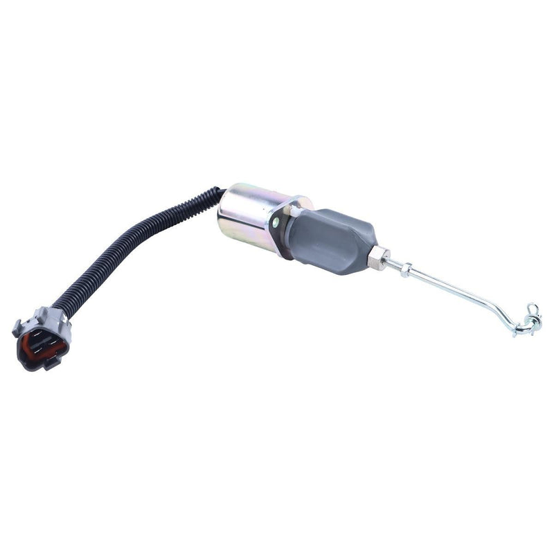 DURAFORCE 12V Stop Solenoid 32A87-15100 for Mitsubishi ECOMAT Shovel S4S-Z1DT61ES