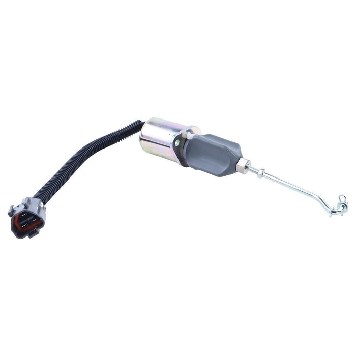DURAFORCE 12V Stop Solenoid 32A87-15100 for Mitsubishi ECOMAT Shovel S4S-Z1DT61ES
