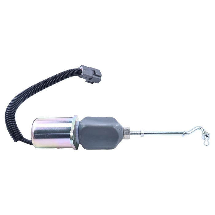 DURAFORCE 12V Stop Solenoid 32A87-15100 for Mitsubishi ECOMAT Shovel S4S-Z1DT61ES