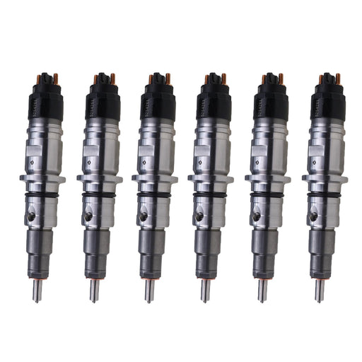 DURAFORCE 6Pcs Fuel Injectors 0445120177 5254261NX for Bosch Cummins ISB4.5L Engine