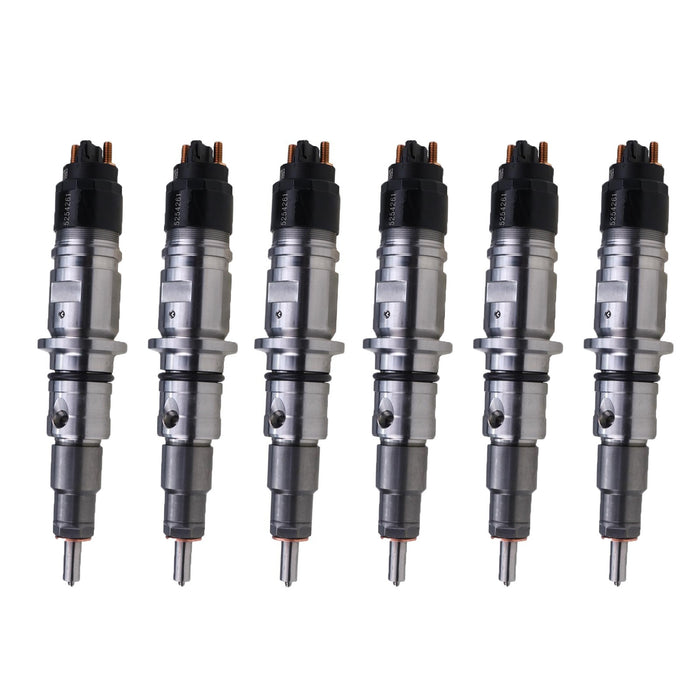 DURAFORCE 6Pcs Fuel Injectors 0445120177 5254261NX for Bosch Cummins ISB4.5L Engine