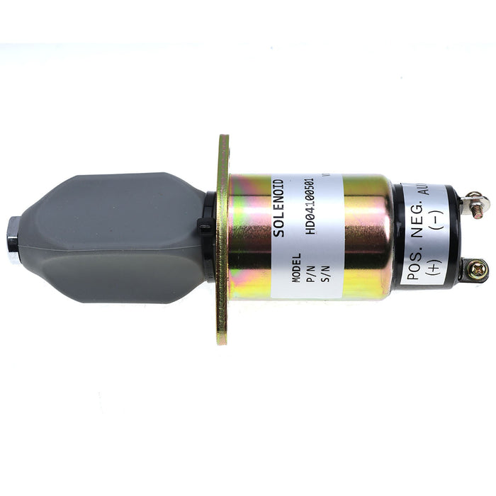 DURAFORCE 12V Stop Solenoid 1751-12A6U1B1S5 SA-4259-12 for Kubota 70 & 82mm Engines Woodwa