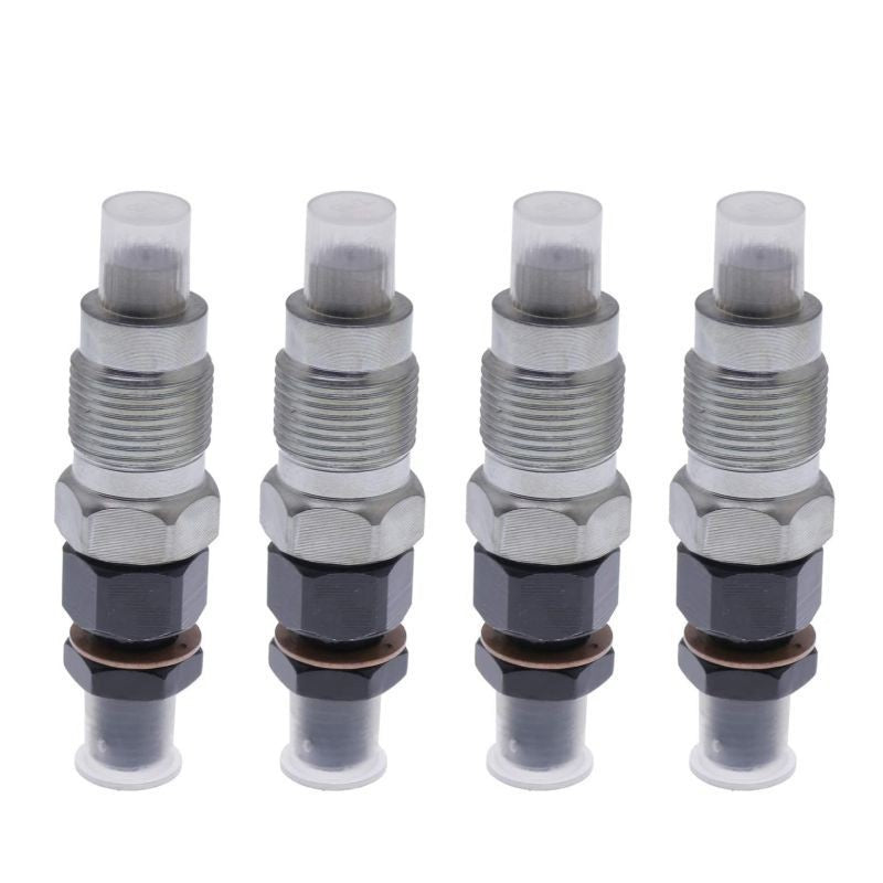 DURAFORCE 4Pcs Fuel Injectors 1C010-53001 1C010-53900 for Kubota V3300 V3600 Engine