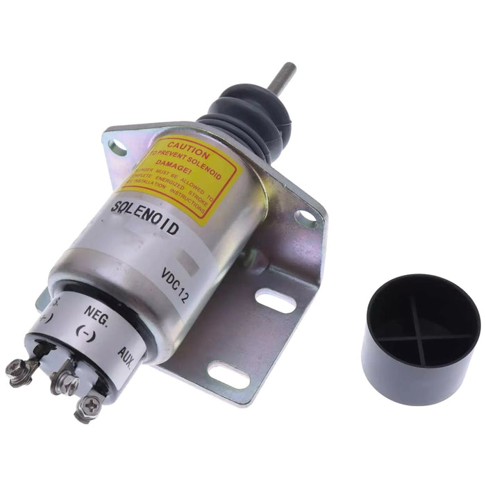 DURAFORCE 12V Fuel Shutoff Solenoid Woodward SA-2774-12 Stop Solenoid 2001-12F2U1B2A