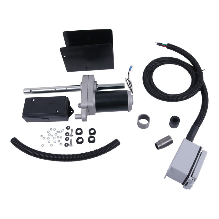 DURAFORCE 12,000 lbs Electric Trailer Jack Kit Single Speed for RV Trailer