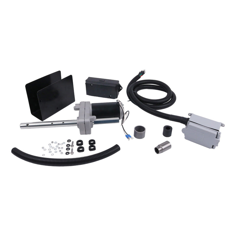 DURAFORCE 12,000 lbs Electric Trailer Jack Kit Single Speed for RV Trailer