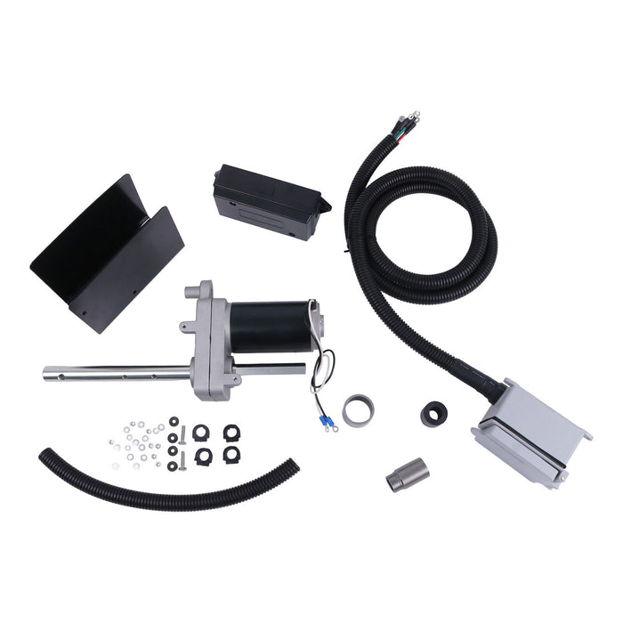 DURAFORCE 12,000 lbs Electric Trailer Jack Kit Single Speed for RV Trailer