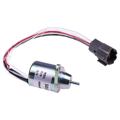DURAFORCE 24V Fuel Shut Off Solenoid 1503ES-24S5SUC12S for Woodward Yanmar Engine DH150