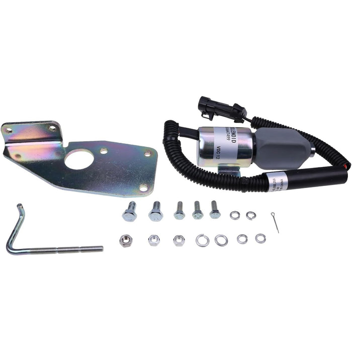 DURAFORCE 12V Fuel Solenoid SA-4805-12 for Kubota 1753ES-12E6UC4B1S1CC43 Engine 62.2mm