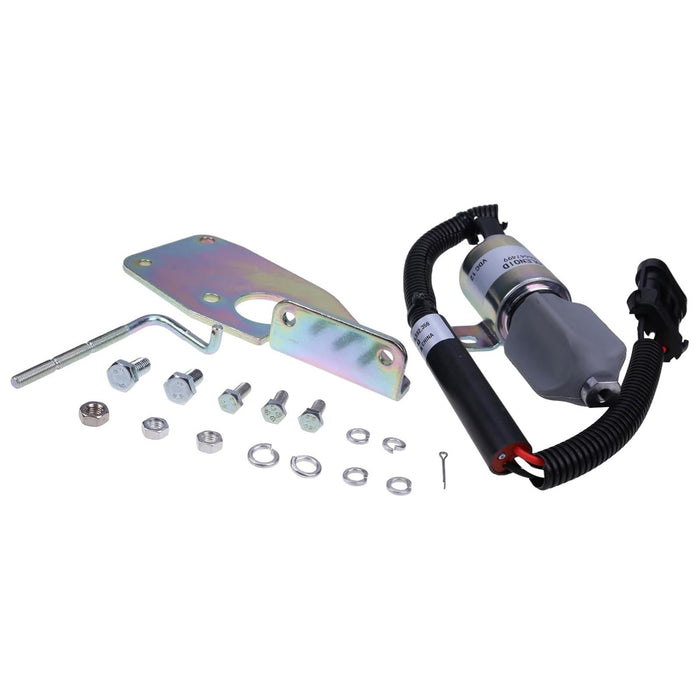 DURAFORCE 12V Fuel Solenoid SA-4805-12 for Kubota 1753ES-12E6UC4B1S1CC43 Engine 62.2mm