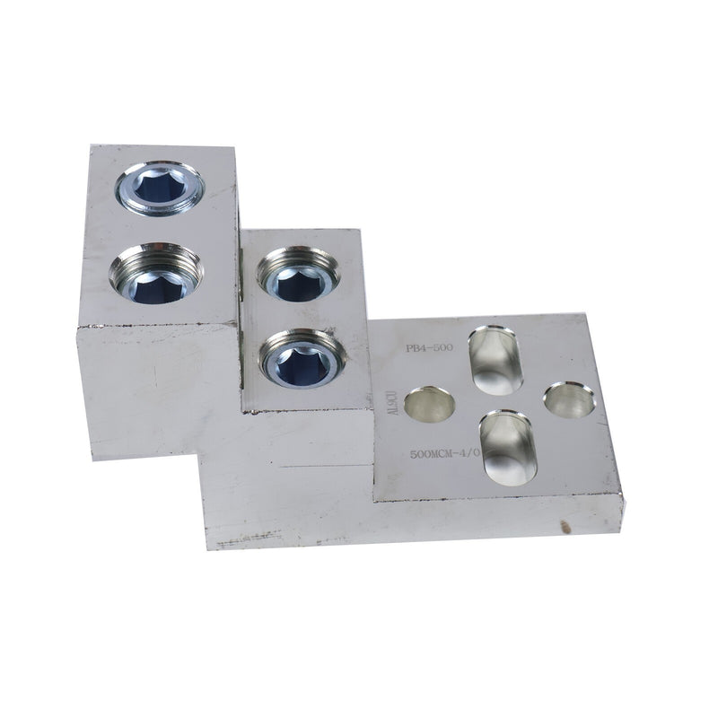 DURAFORCE 600T-4 CU9AL Mechanical Stacked Lug 500 KCMIL-4 600 MCM-2 Wire Terminal