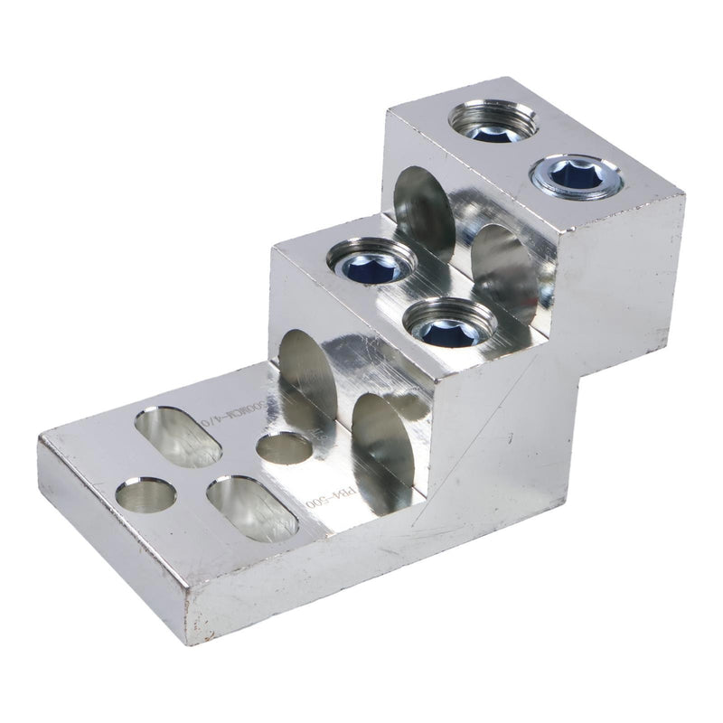 DURAFORCE 600T-4 CU9AL Mechanical Stacked Lug 500 KCMIL-4 600 MCM-2 Wire Terminal