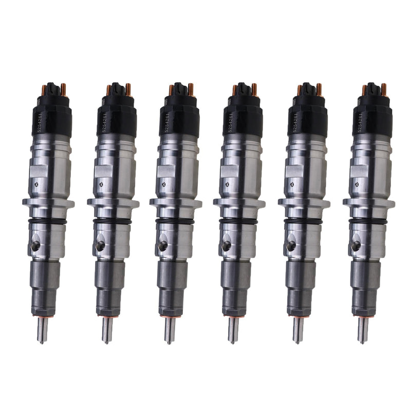 DURAFORCE 6X Fuel Injector 6755-11-3100 for Komatsu PC220-10 PC290LC-10 SAA6D107E-2 Engine