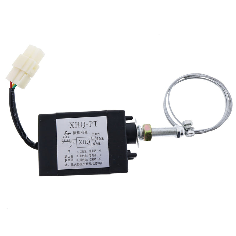 DURAFORCE 12V XHQ-PT-12 Stop Solenoid Electric Throttle Adjuster Electromagnetic Valve