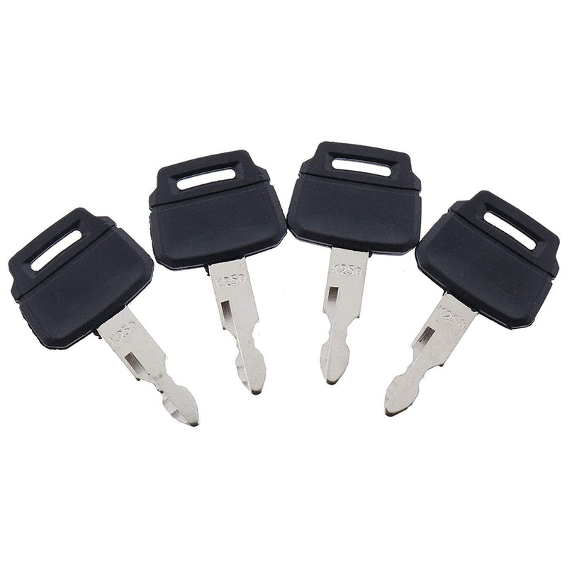 DURAFORCE 4pcs K250 Excavator Key for Kobelco New Holland Kawasaki Dozer Grader