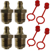 DURAFORCE 4PCS Bobcat Skid Steer Grease Zerk Fittings 743332 for 751-864 Models