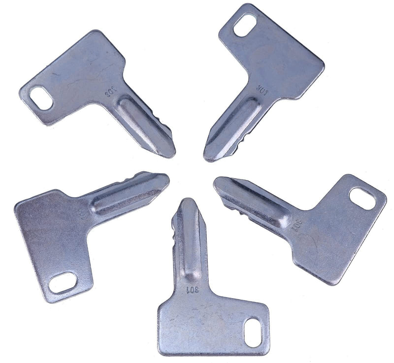 DURAFORCE 5X Yanmar Ignition Keys 301 for SV100 YB301 B14 B22-2 B7-3 CBL40 V4-5