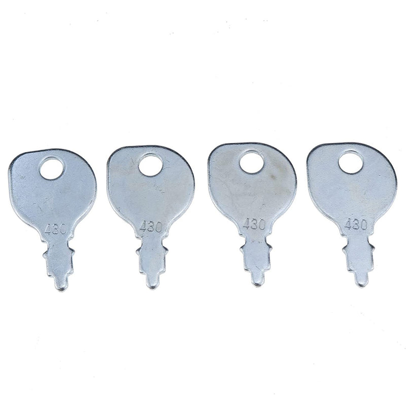 DURAFORCE 4x Starter Key 691959 for Briggs & Stratton Kohler 48-340-01-S Stens 430-009