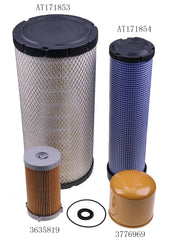 DURAFORCE CAT Air Filter Kit AT171854 AT171853 3635819 for 236D 242D 246D 262D 279D 289D