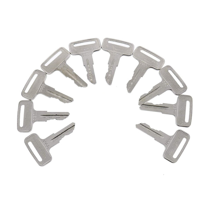 DURAFORCE 10X JLG 2860030 Keys 9901 E2 E600 33RTS Scissor Boom Replacement Keys