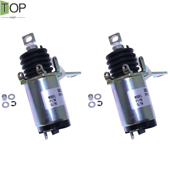 DURAFORCE 2X 24V Stop Solenoid 0960300150 for Mitsubishi 4DQ SE SQ SS Engine Parts