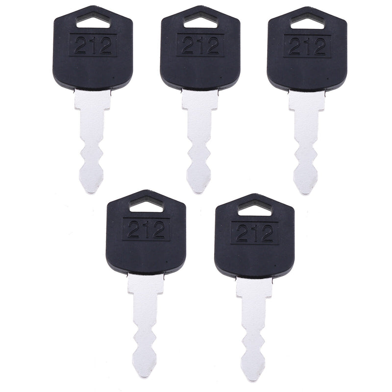 DURAFORCE 5X Ignition Keys D554212 for Doosan Daewoo D25 D35 G25 G35 Forklift