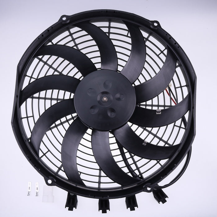 DURAFORCE 12" Spal VA10-AP50/C-25S Pusher Fan 30101505 S/12 New Cooling Fan