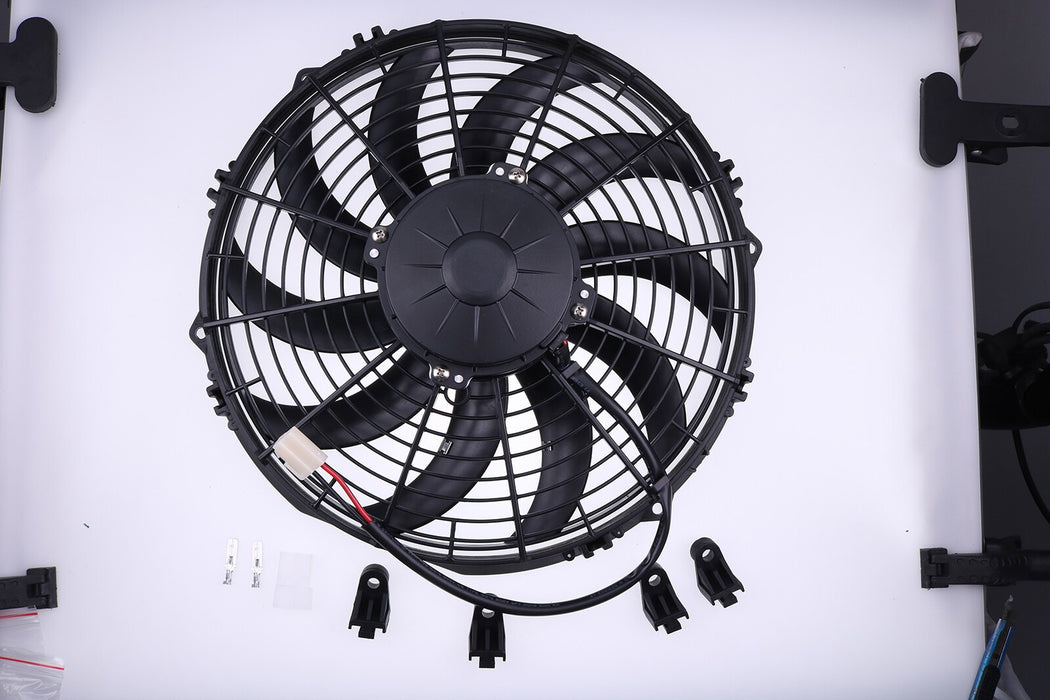 DURAFORCE 12" Spal VA10-AP50/C-25S Pusher Fan 30101505 S/12 New Cooling Fan