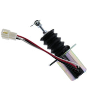 DURAFORCE New 12V Fuel Stop Solenoid Valve 119629-66801 for Yanmar 3TNE88 Engine
