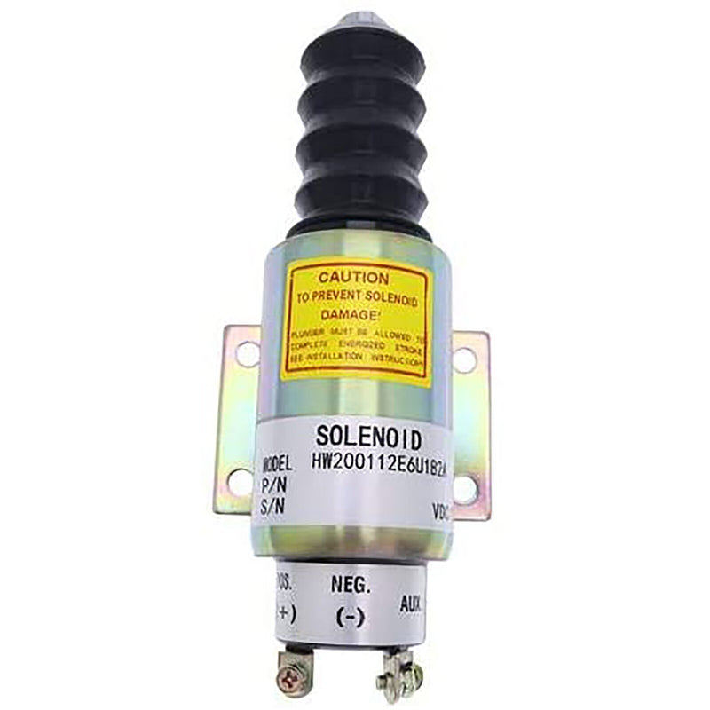 DURAFORCE Woodward SA-3069 12V Stop Solenoid for 2000 Series 2001-12E6U1B2A New