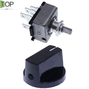 DURAFORCE Blower Switch & Control Knob Set for Bobcat 751 753 763 773 863 873