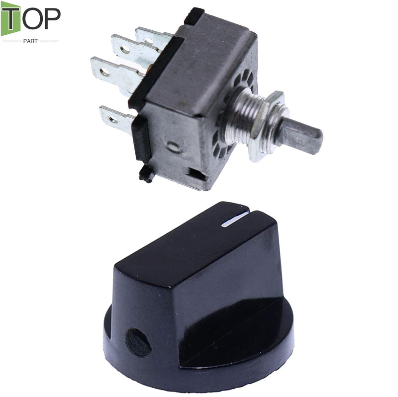 DURAFORCE Blower Switch & Control Knob Set for Bobcat 751 753 763 773 863 873