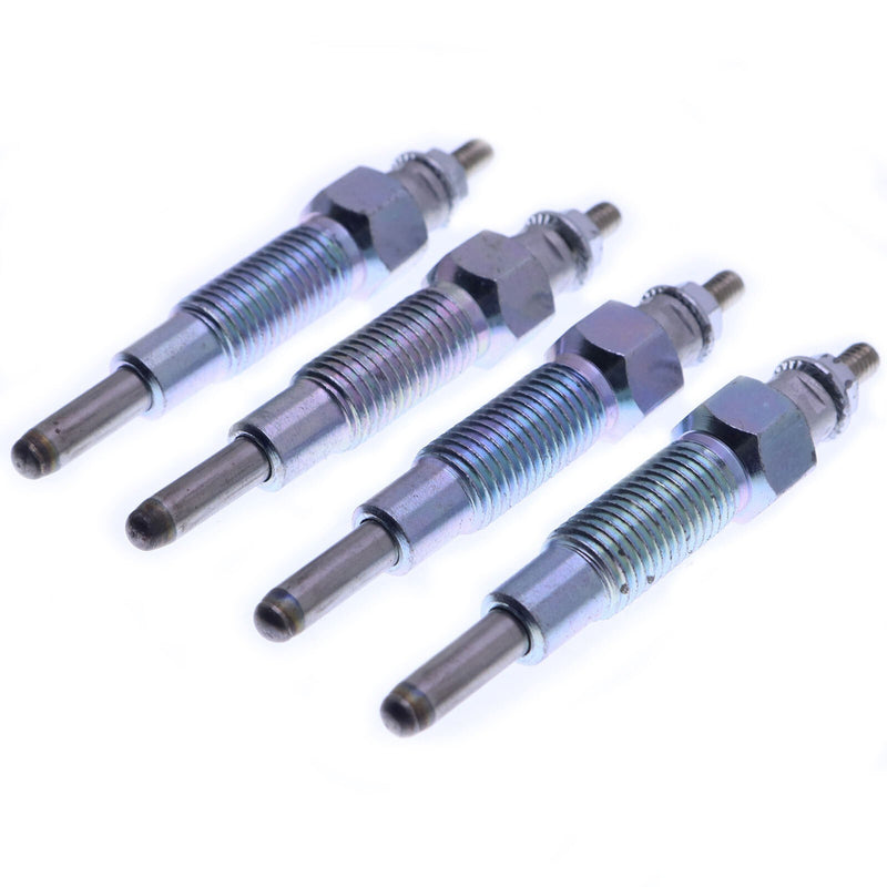 DURAFORCE 4X Glow Plug 15221-65512 for Kubota L1501 L175 L1801 L185 L185DT L2000 L2002