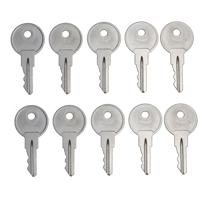 DURAFORCE 10PCS CH751 RV Storage Compartment Opening Keys Multiple Use Locksmith Tools