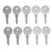 DURAFORCE 10PCS CH751 RV Storage Compartment Opening Keys Multiple Use Locksmith Tools
