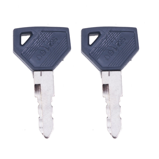 DURAFORCE 2X Tractor Ignition Replacement Keys 198360-52160 Compatible Set