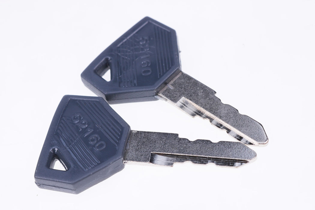 DURAFORCE 2X Tractor Ignition Replacement Keys 198360-52160 Compatible Set