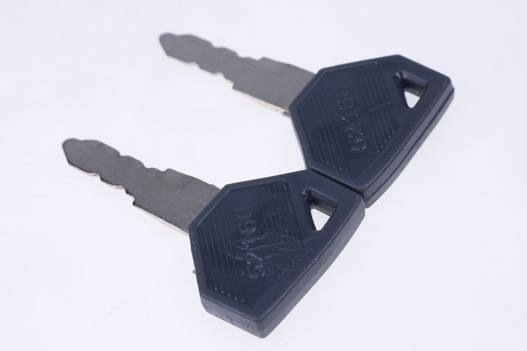 DURAFORCE 2X Tractor Ignition Replacement Keys 198360-52160 Compatible Set