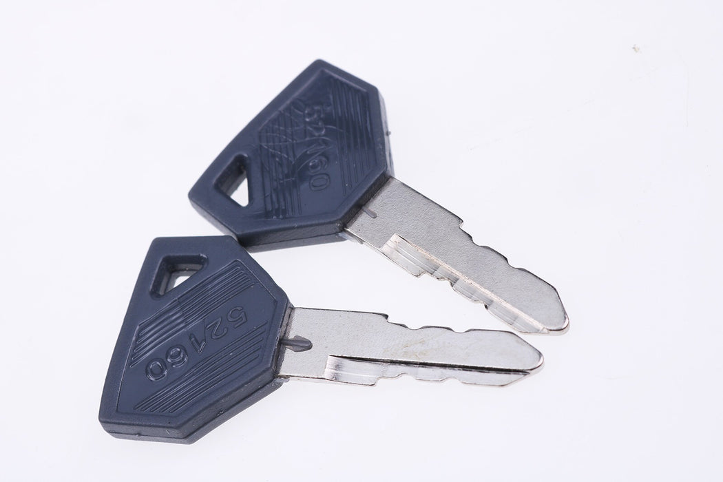 DURAFORCE 2X Tractor Ignition Replacement Keys 198360-52160 Compatible Set
