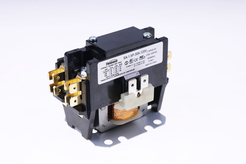DURAFORCE New SA-1.5P 30A 40A 120V Coil Definite Purpose Contactor 1.5 Pole