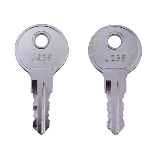DURAFORCE 2X J236A J236 Door Lock Keys Replacement J236-A Key Set New