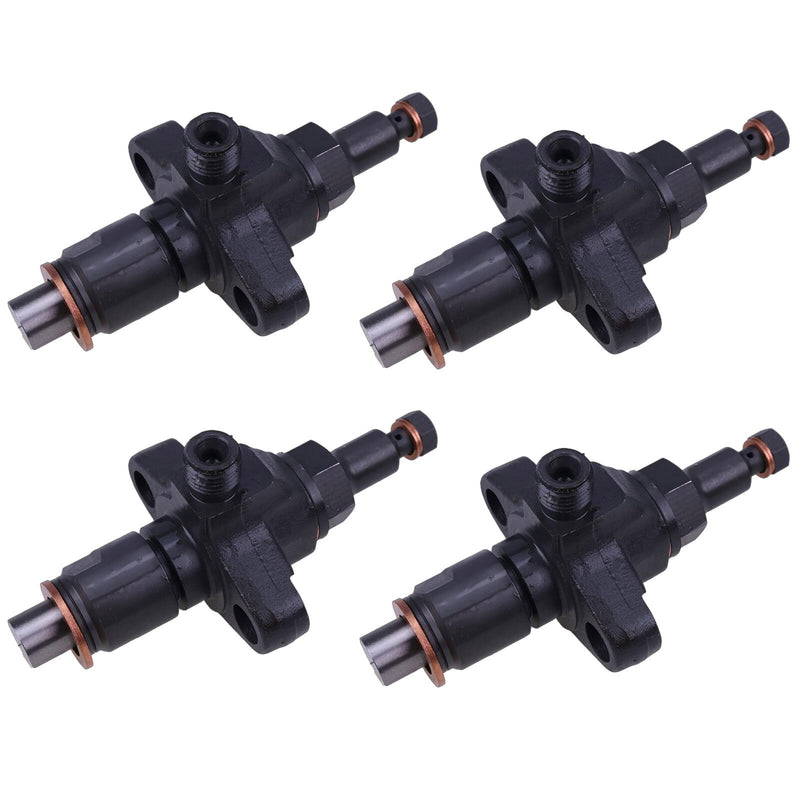 DURAFORCE 4X Fuel Injector 1081629R91 for Case IH Tractor 444 2300A 2424 2444 3414