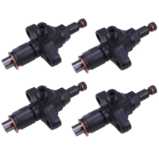 DURAFORCE 4X Fuel Injector 1081629R91 for Case IH Tractor 444 2300A 2424 2444 3414