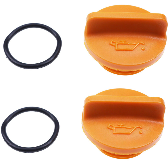 DURAFORCE 2X Oil Cap YM124160-01751 for Komatsu 3TN84 4D84 4D88 4D94 4D106 Engine