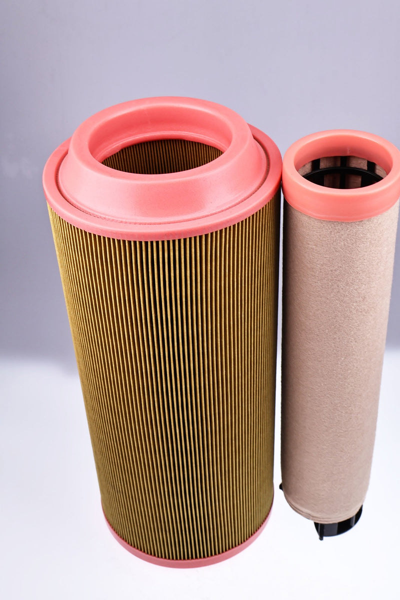 DURAFORCE JCB Backhoe Air Filter Set Inner & Outer 32/915801 32/915802 Replacement