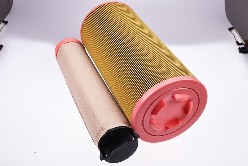 DURAFORCE JCB Backhoe Air Filter Set Inner & Outer 32/915801 32/915802 Replacement
