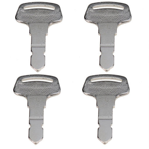 DURAFORCE 4 Ignition Keys 15248-63700 6C040-55432 for Kubota New B Series Tractor Case